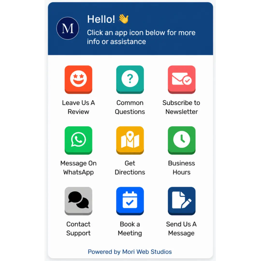 Mori Instant Connect™ 7 Instant Contact Actions​